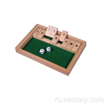 Самая продаваемая мини-игра из дерева Shut the Box